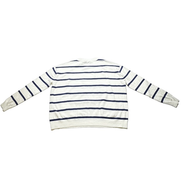 Wool Blend VINEYARD VINES | NWT Stripe Crewneck Patch Pocket Sweater Jumper - Picture 5 of 15